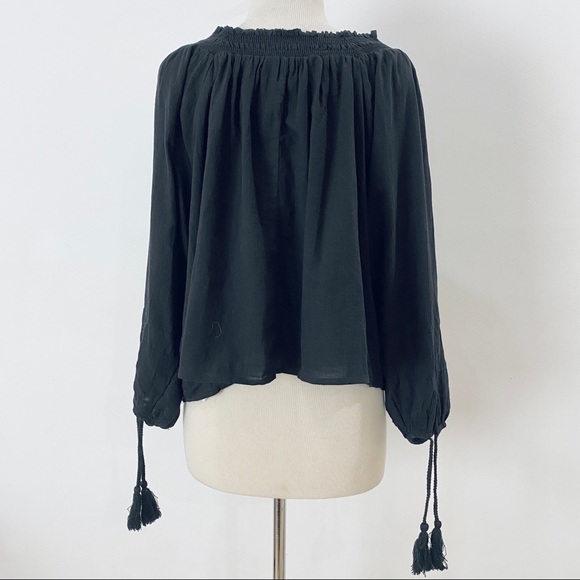 Apiece Apart black peasant top NEW - Picture 5 of 7